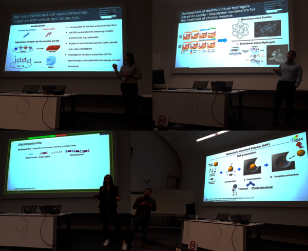 Photo of PhD Day student presentation