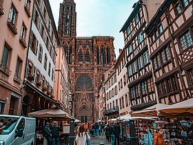 Photo of the Cathedral of Strasbourg